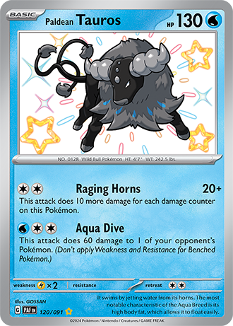 Paldean Tauros 120/091