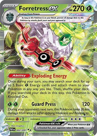 Forretress ex 002/091