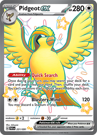 Pidgeot ex 221/091