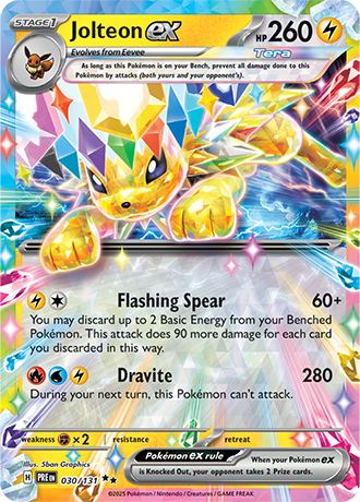 Jolteon ex 030/131
