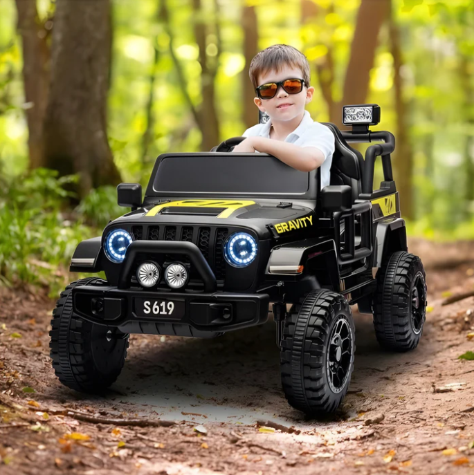 2026 12V Jeep Style Kids Ride On Car with Remote Control