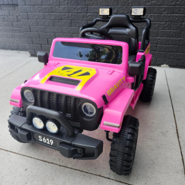 2026 12V Jeep Style Kids Ride On Car with Remote Control