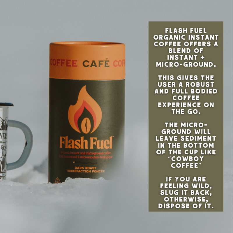 Flash Fuel Organic Instant Coffee - Bulk Canisters