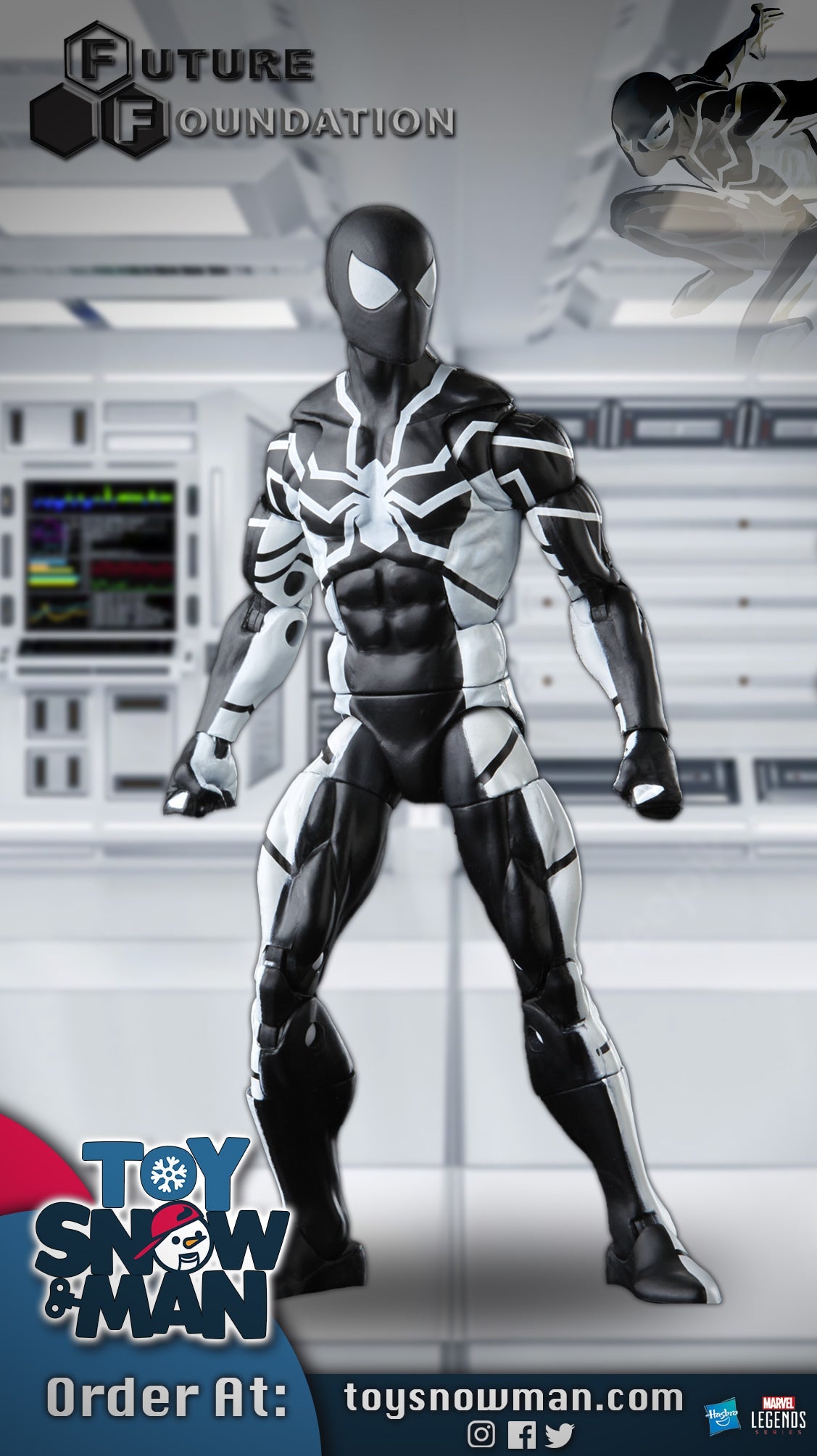 Marvel Legends Series Future Foundation Spider-Man - Stealth Suit
