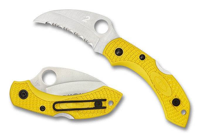 Spyderco Dragonfly 2 Salt Hawkbill Folding Knife - Uncle Mike's Outdoors and More!