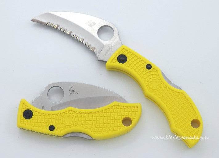 Spyderco Ladybug 3 Hawkbill Salt Folding Knife - Uncle Mike's Outdoors and More!