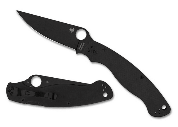 Spyderco Military 2 Folding Knife Black - Uncle Mike's Outdoors and More!