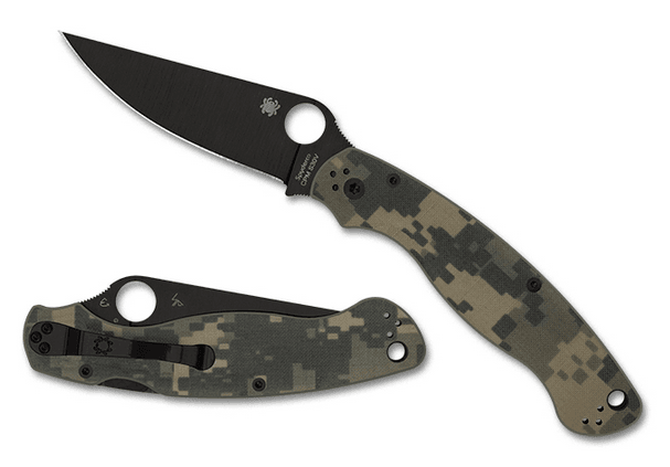 Spyderco Military 2 Folding Knife Camo - Uncle Mike's Outdoors and More!