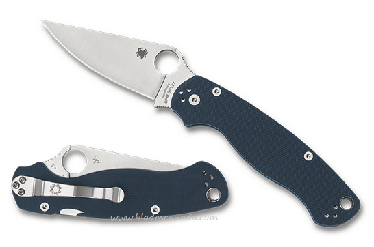 Spyderco Para Military 2 Folding Knife Blue - Uncle Mike's Outdoors and More!