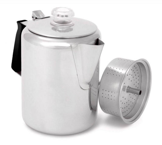 GSI Outdoors Stainless Steel Coffee Percolator - Uncle Mike's Outdoors and More!