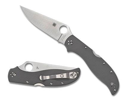 Spyderco Stretch™ 2 XL Gray G-10 CPM® CRU-WEAR - Uncle Mike's Outdoors and More!
