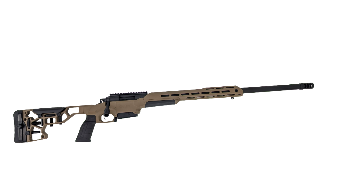 6.5 Creedmoor Scalpel 591R SA RH ESS Chassis Bolt-Action Rifle Flat Dark Earth