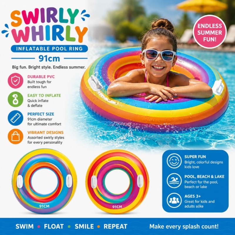 Swirly Whirly Tubes - 12 Count
