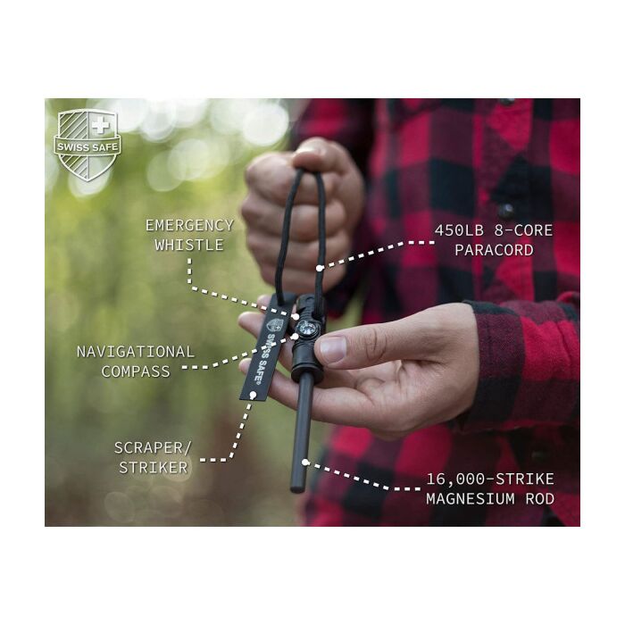 Swiss Safe - 5-in-1 Fire Starter 2-Pack