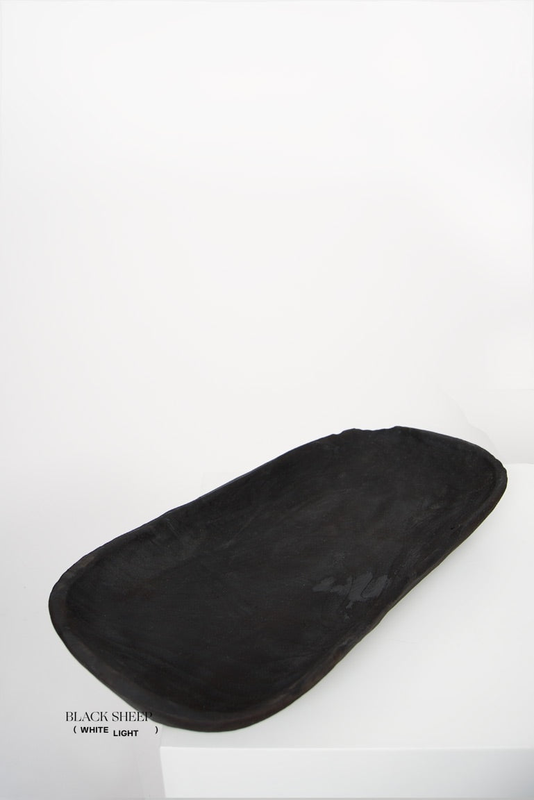 Burnt Teak Oval Vessel