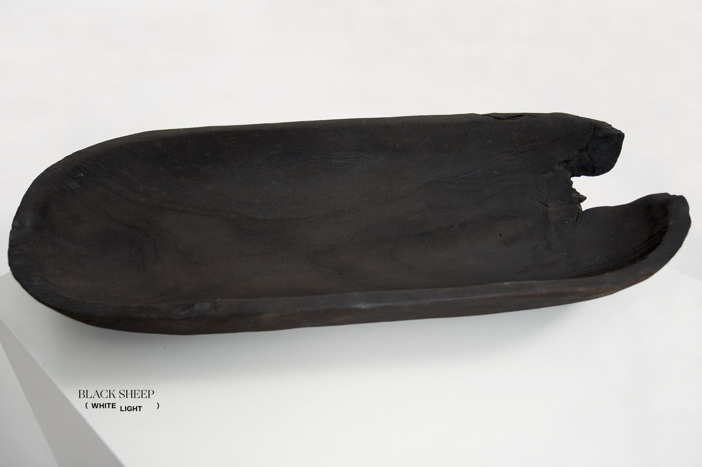 Burnt Teak Oval Vessel