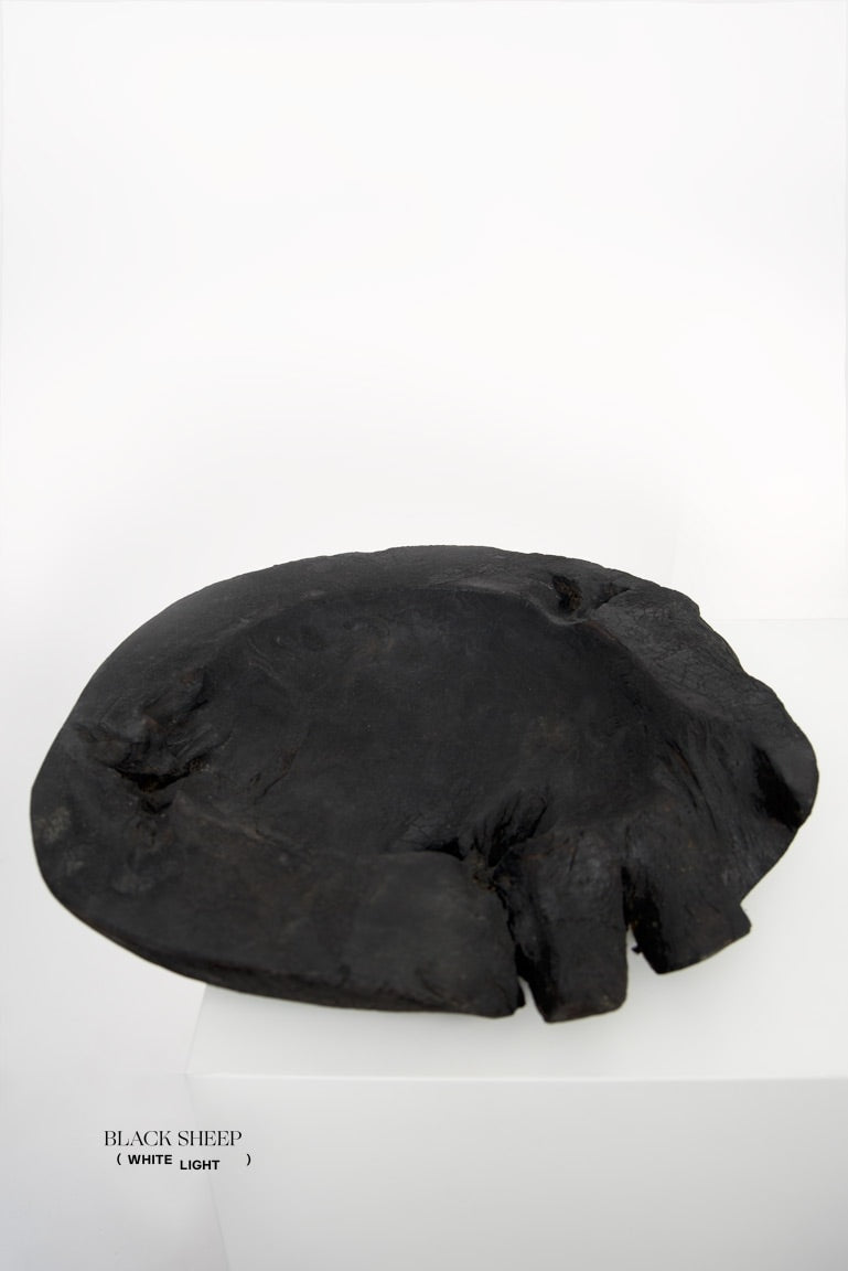 Burnt Teak Round Vessel