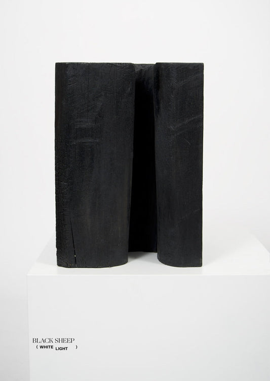 Burnt Teak Square Side Table or Stool