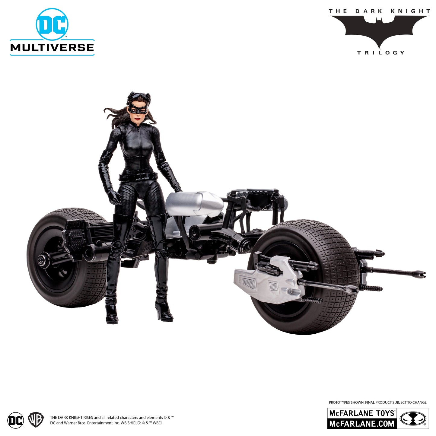 Catwoman and Batpod - The Dark Knight Rises - Exclusive Gold Label