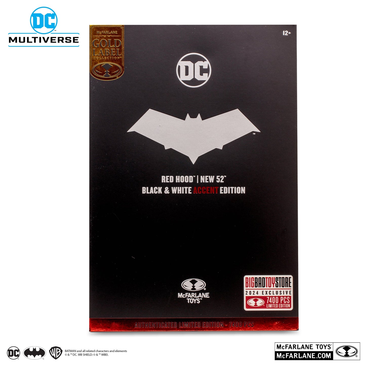 RED HOOD (NEW 52) BLACK & WHITE ACCENT EDITION GOLD LABEL