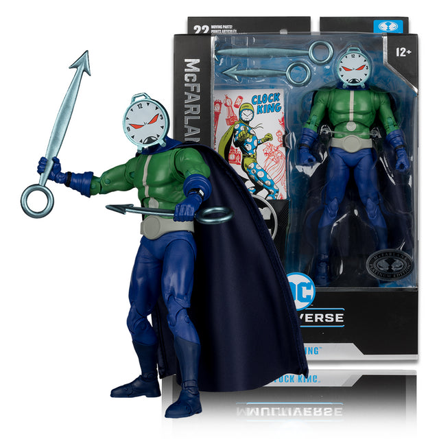 DC MCFARLANE COLLECTOR EDITION - #18 CLOCK KING Chase / Platinum