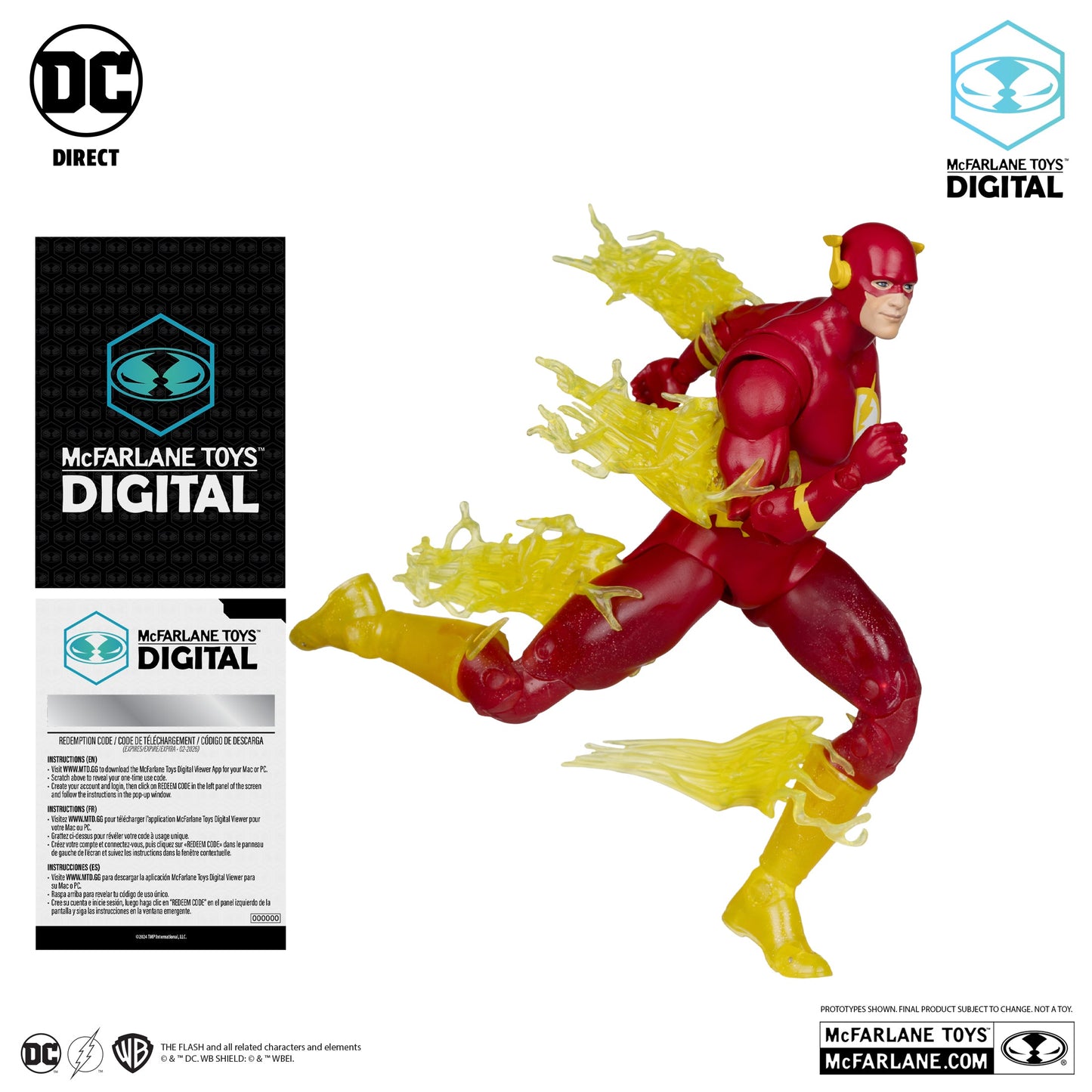 Dc Direct The Flash (Speed Force) - The Flash - Platinum / Chase