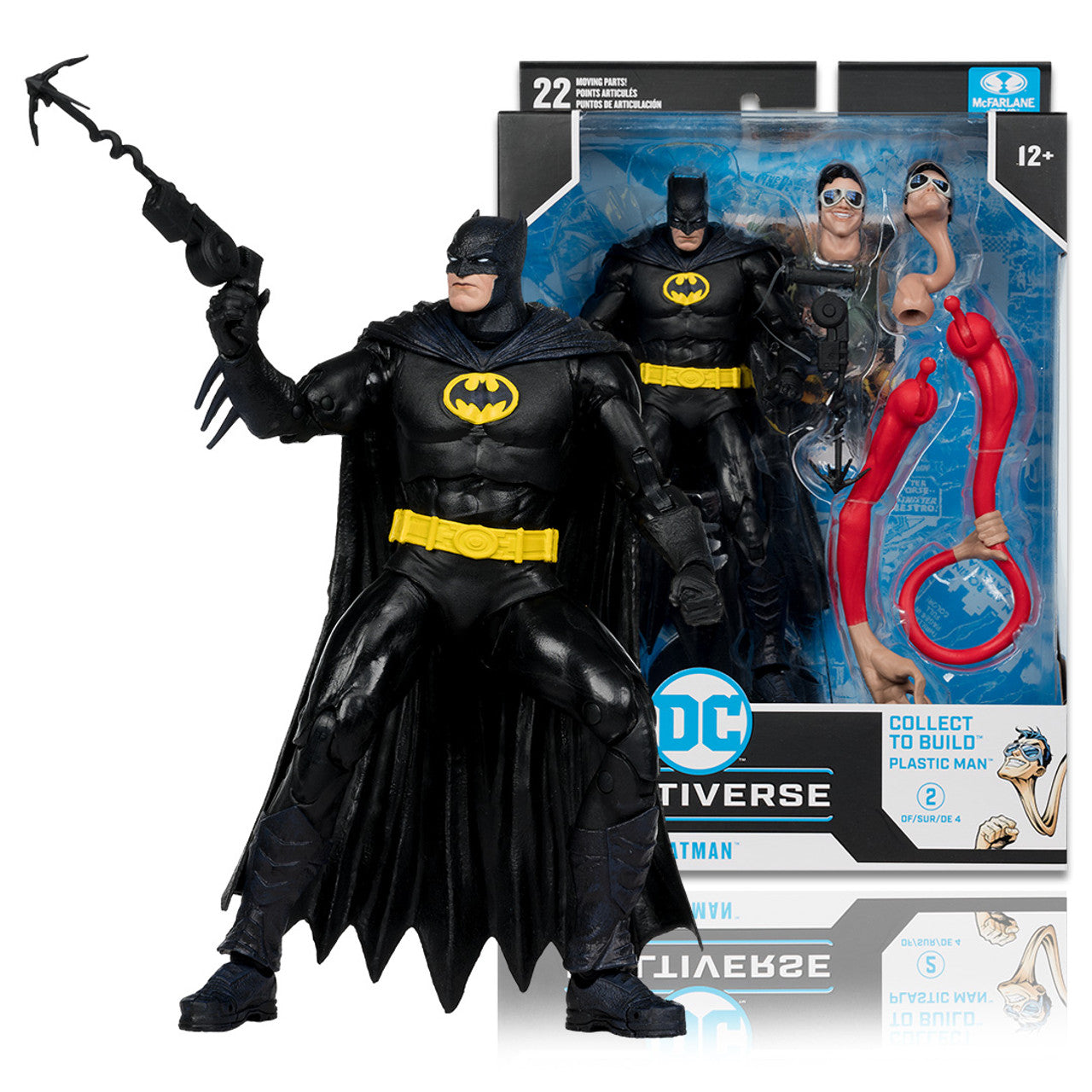 JLA Bundle Set (4) w/Plastic Man 7" Build-A-Figure