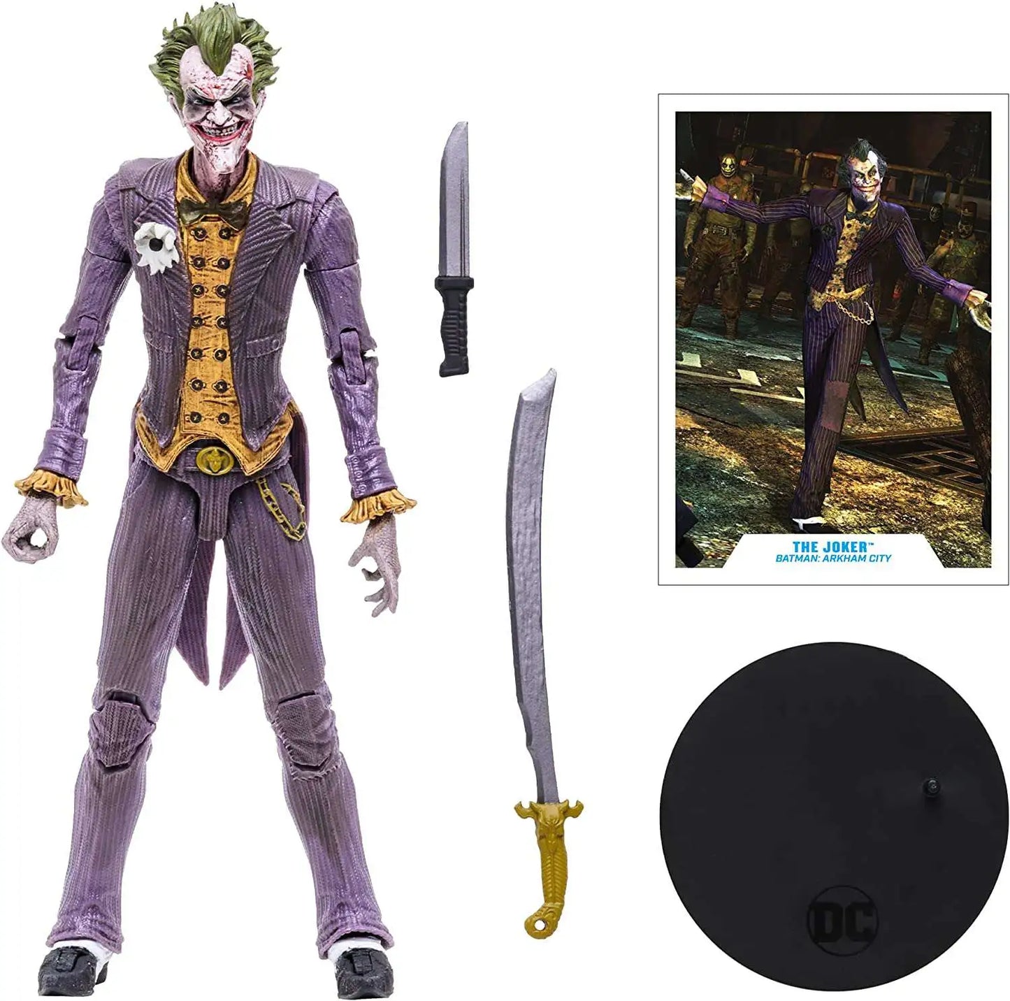 McFarlane Toys DC Multiverse The Joker Action Figure - Infected, Arkham City