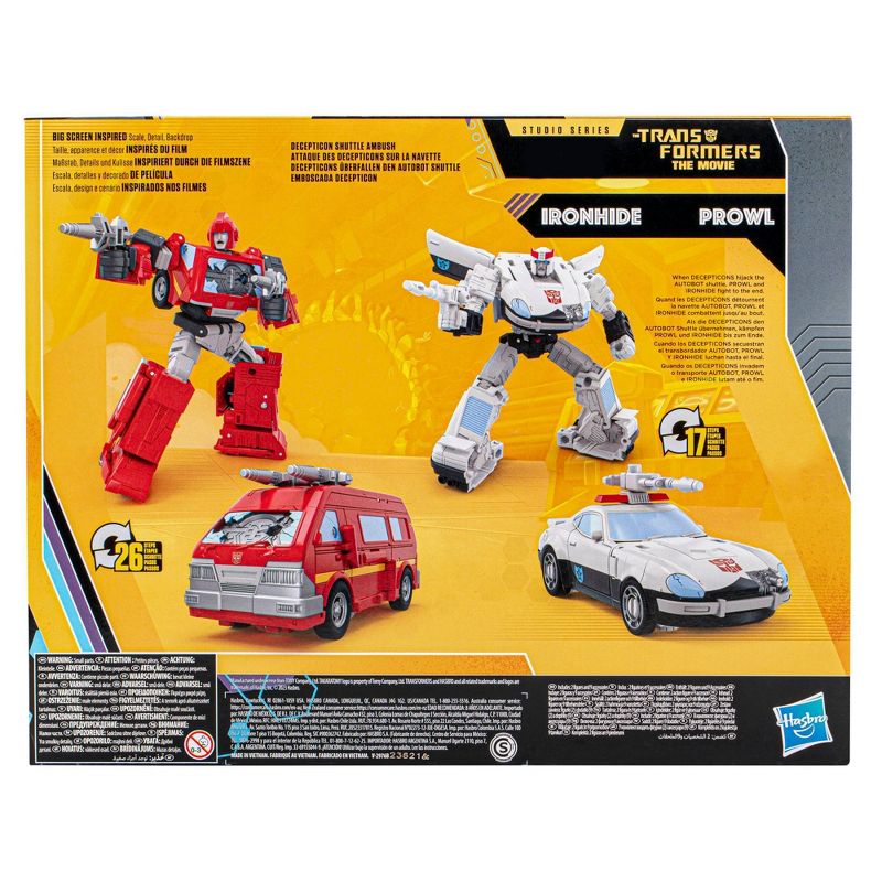 Transformers Studio Series Ironhide and Prowl Action Figure Set - 2pack - Exclusive