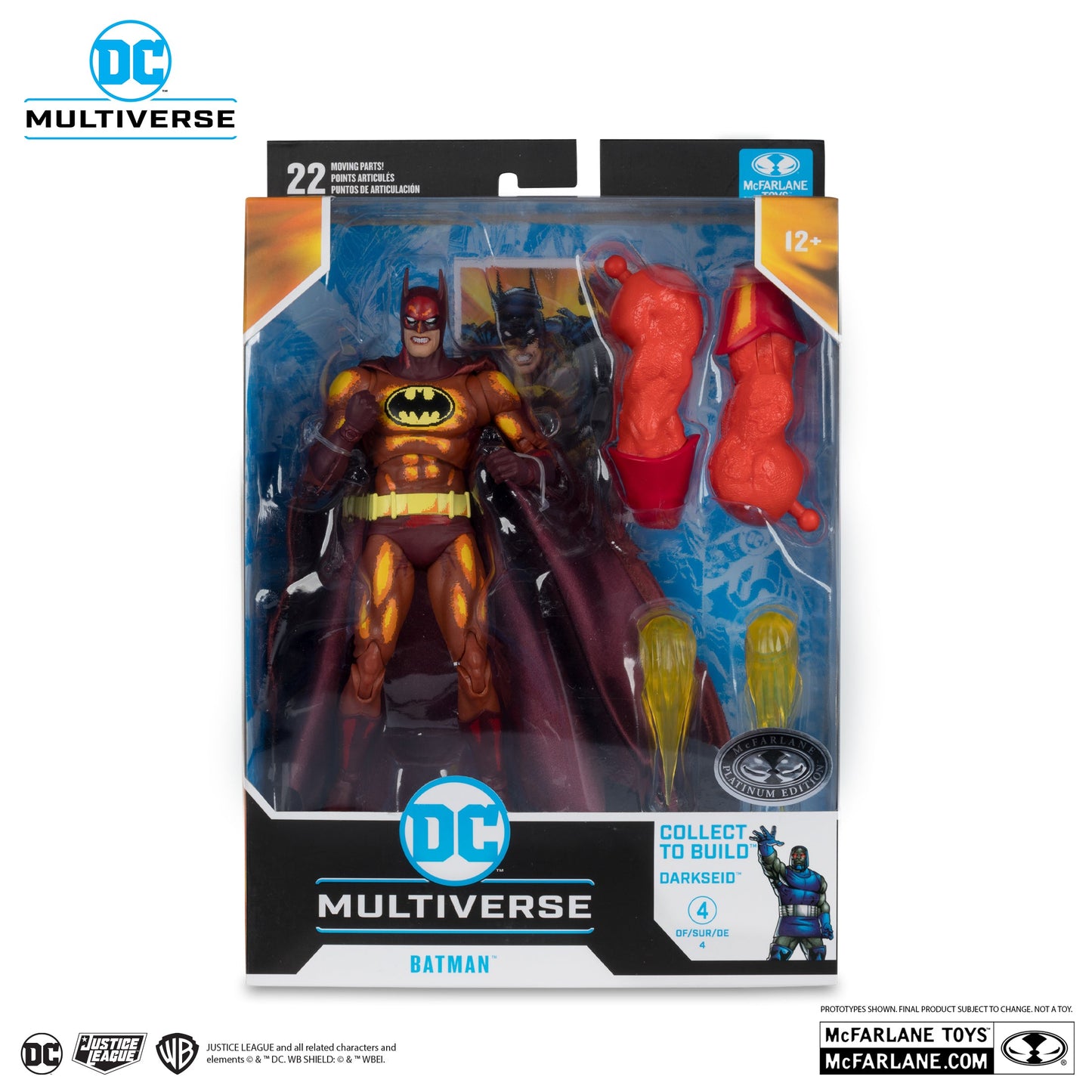 Justice League Task Force DC Multiverse Batman Action Figure - Collect to Build: Darkseid - Platinum / Chase