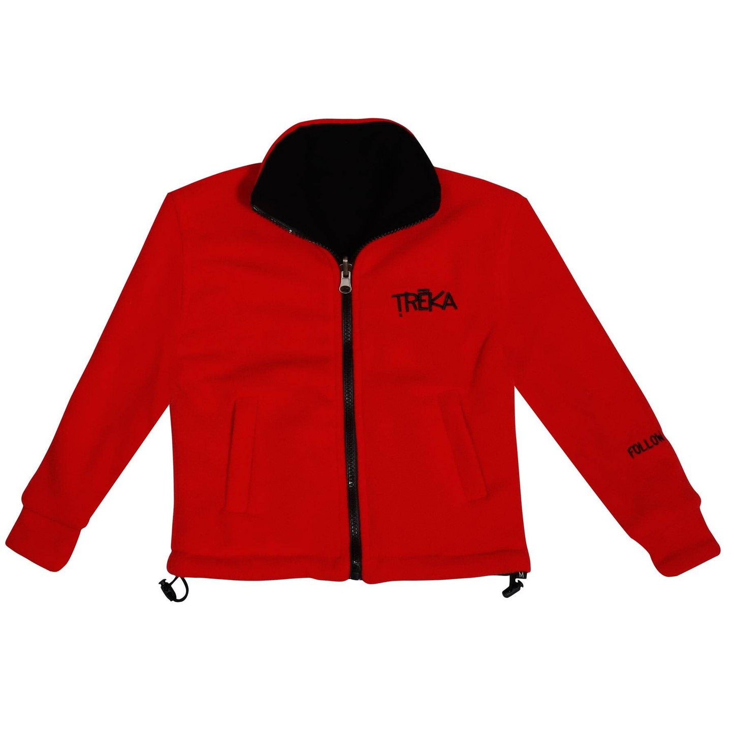 Kids Pokhara Reversible Black and Red Fleece Sweater 200GSM - Uncle Mike's Outdoors and More!