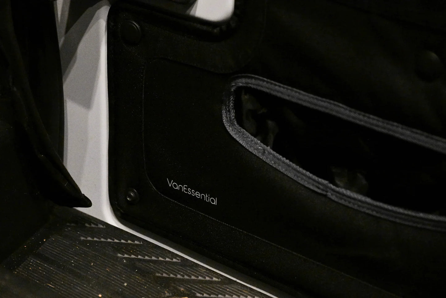 VanEssential Ford Transit Lower Sliding Door Storage Panel