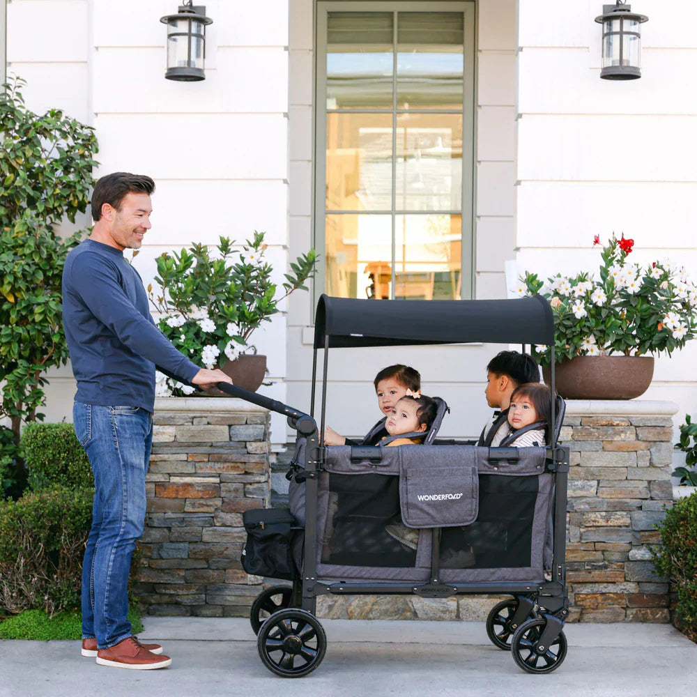 Wonderfold W4 Elite Pro Quad Stroller Wagon