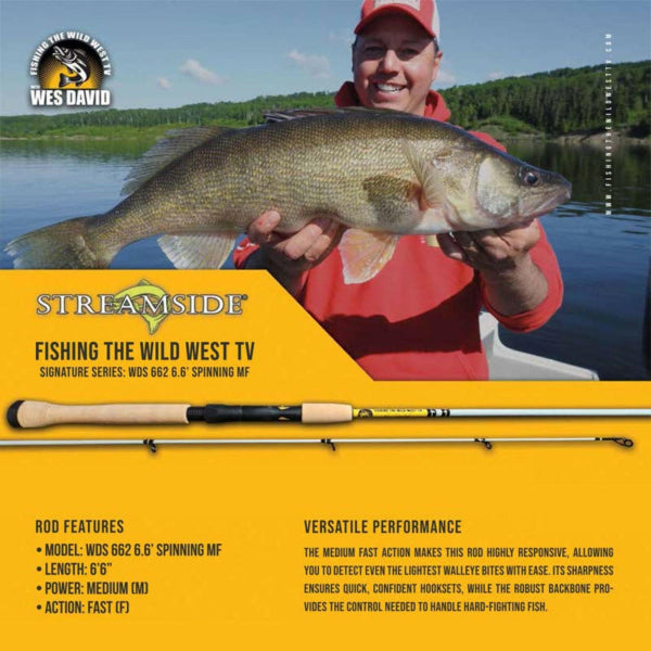 šStreamside Fishing The Wild West, Wes David Signature Series Fishing Rods