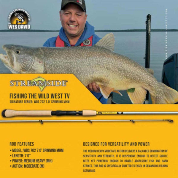 šStreamside Fishing The Wild West, Wes David Signature Series Fishing Rods