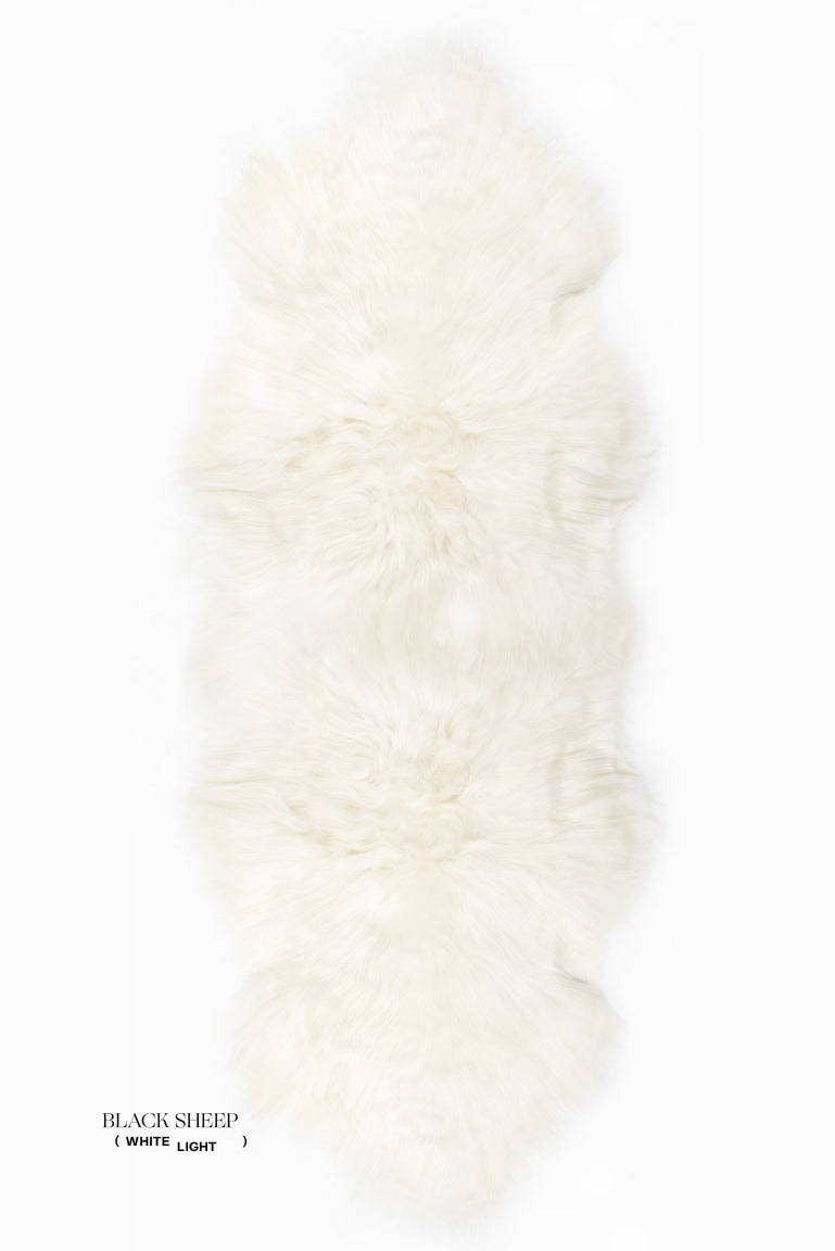 White Double Icelandic Sheepskin