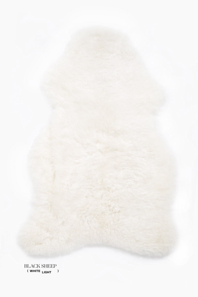 Shorn White Icelandic Sheepskin