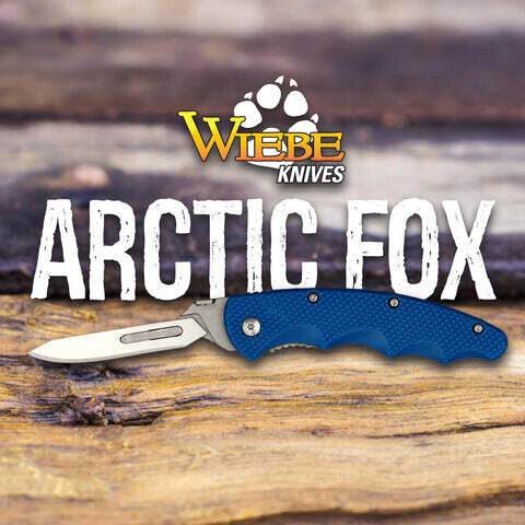 Wiebe Arctic Fox - Blue Ice Folding Scalpel - Uncle Mike's Outdoors and More!