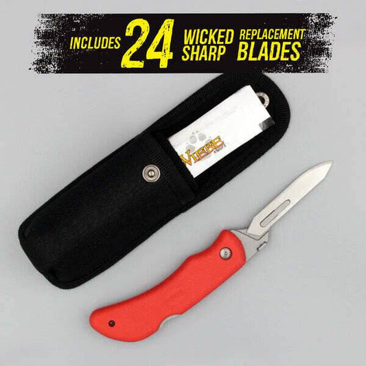 Wiebe Red Fox Folding Scalpel - Uncle Mike's Outdoors and More!