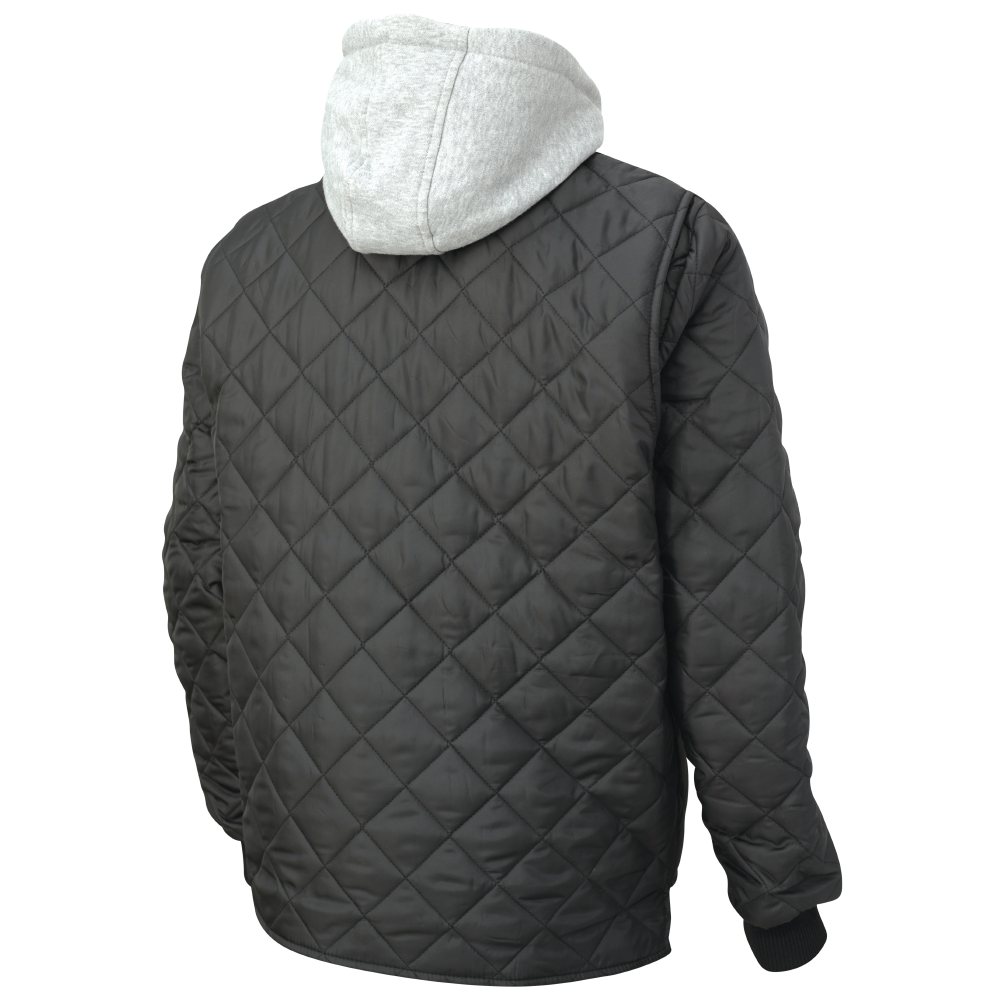 Tough Duck Men's Quilted Hooded Freezer Jacket (WJ26)