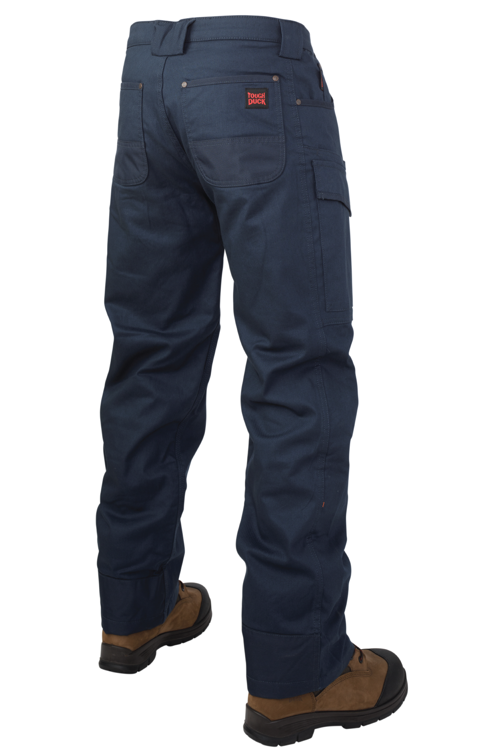 Tough Duck Men's Relaxed-Fit Fleece-Lined Tough Flex Twill Cargo Pant (WP06)