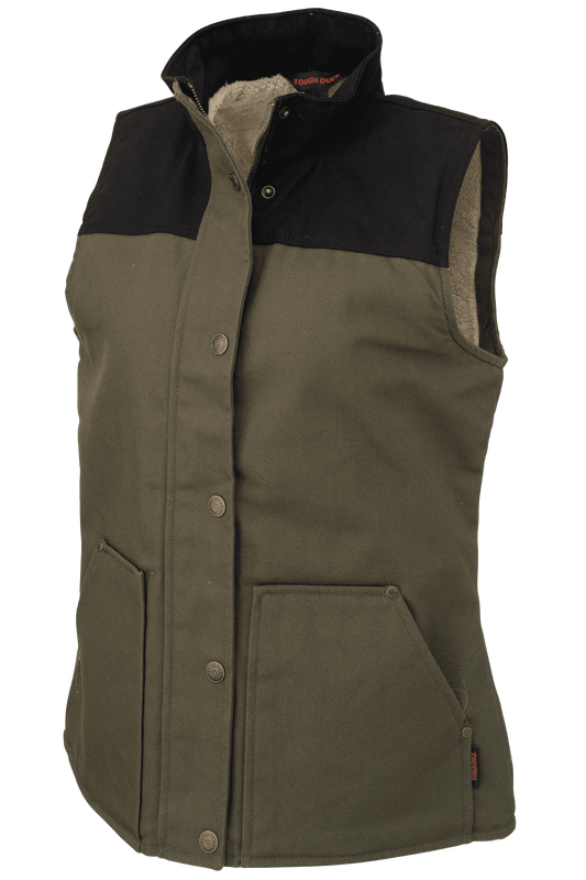 Women’s Duck Sherpa Lined Vest - Uncle Mike's Outdoors and More!