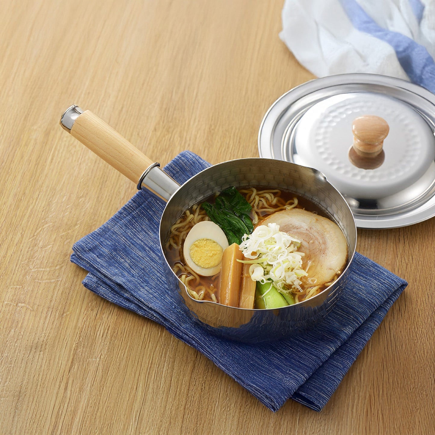 Yoshikawa Yukihira Saucepan 20 cm Stainless Steel | 2.1L