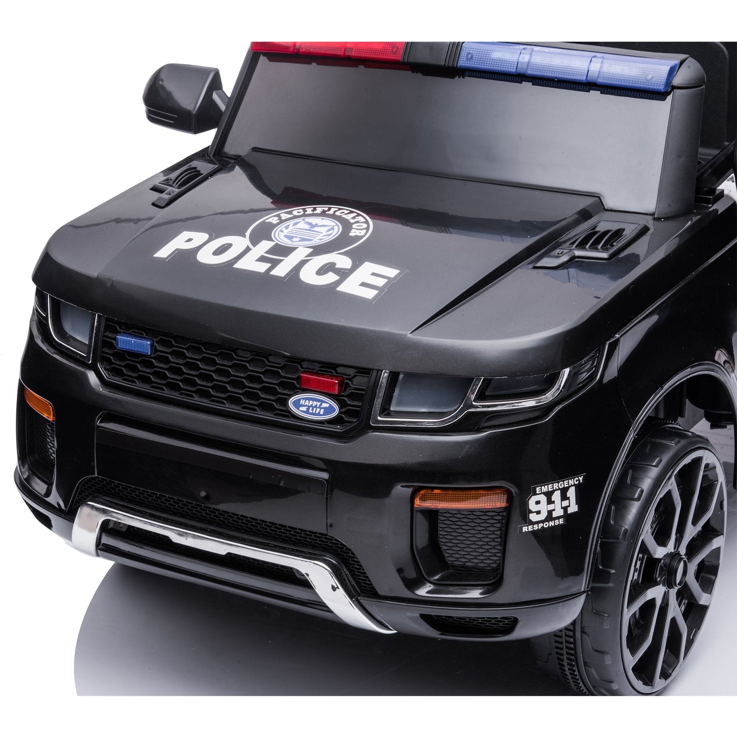 2026 Police Range Rover Style 12V Kids Ride On Car with Remote Control and Walkie Talkie