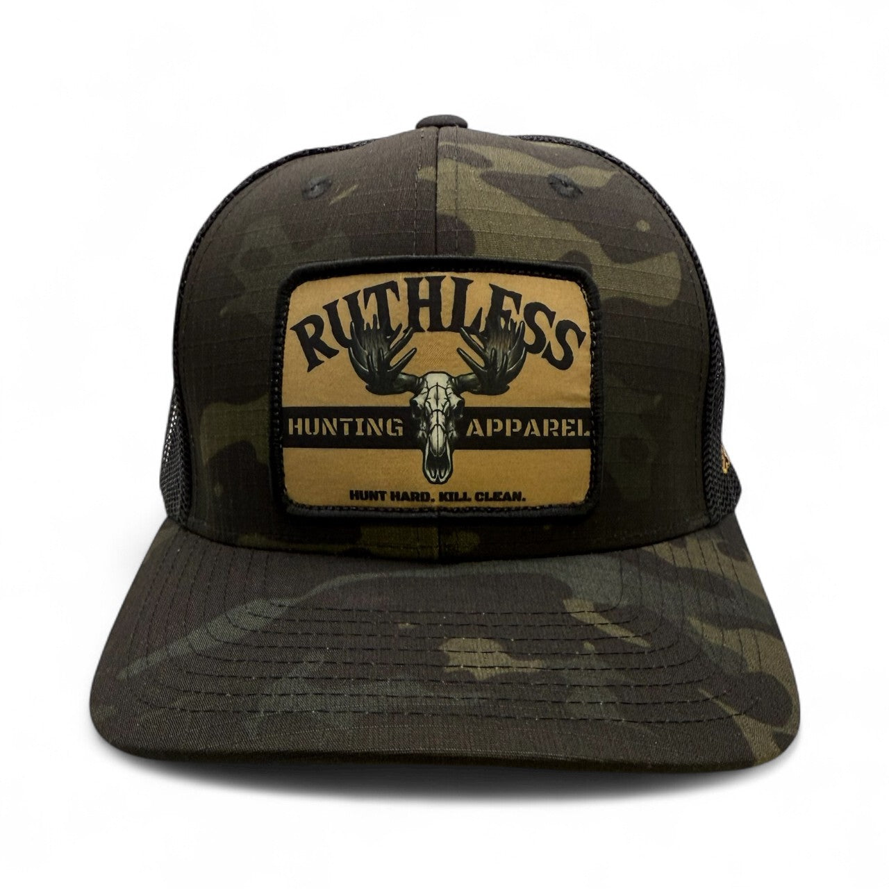 Ruthless Rustlers Hunting Trucker Cap | Black Camo