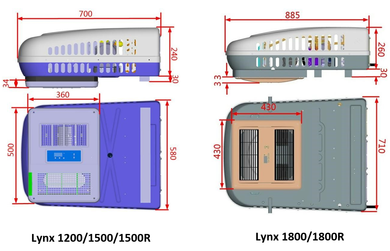 Rooftop AC Kit, 6000 BTU, 24V