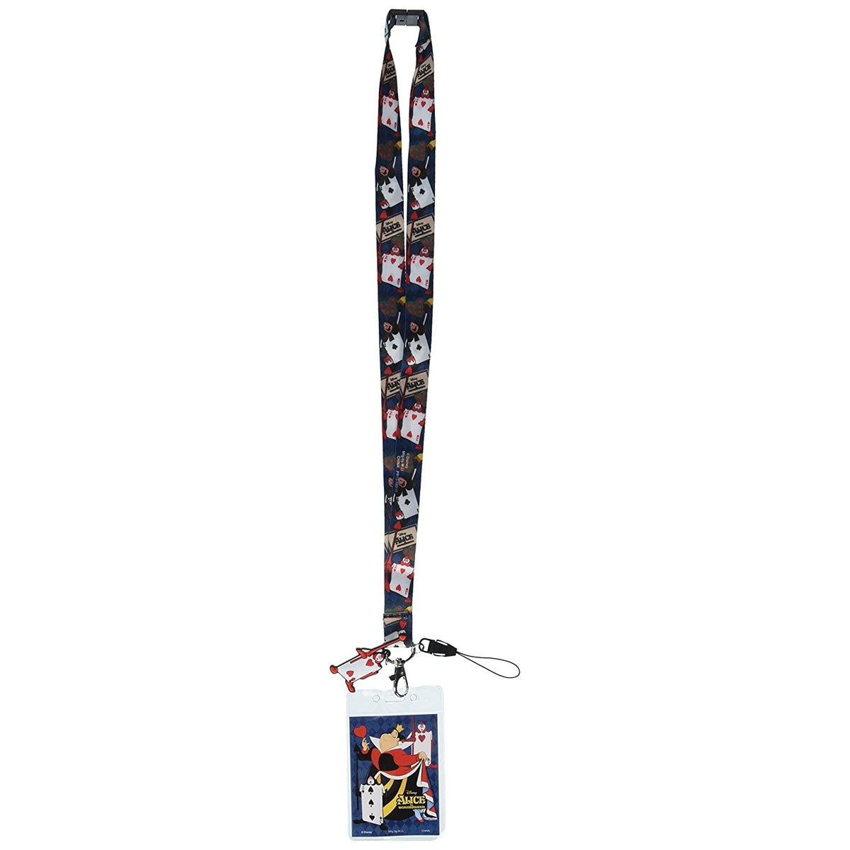 Alice Red Queen Soft Dangle Lanyard