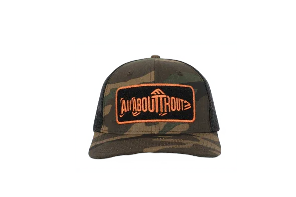All About Trout Velcro Patch Hat