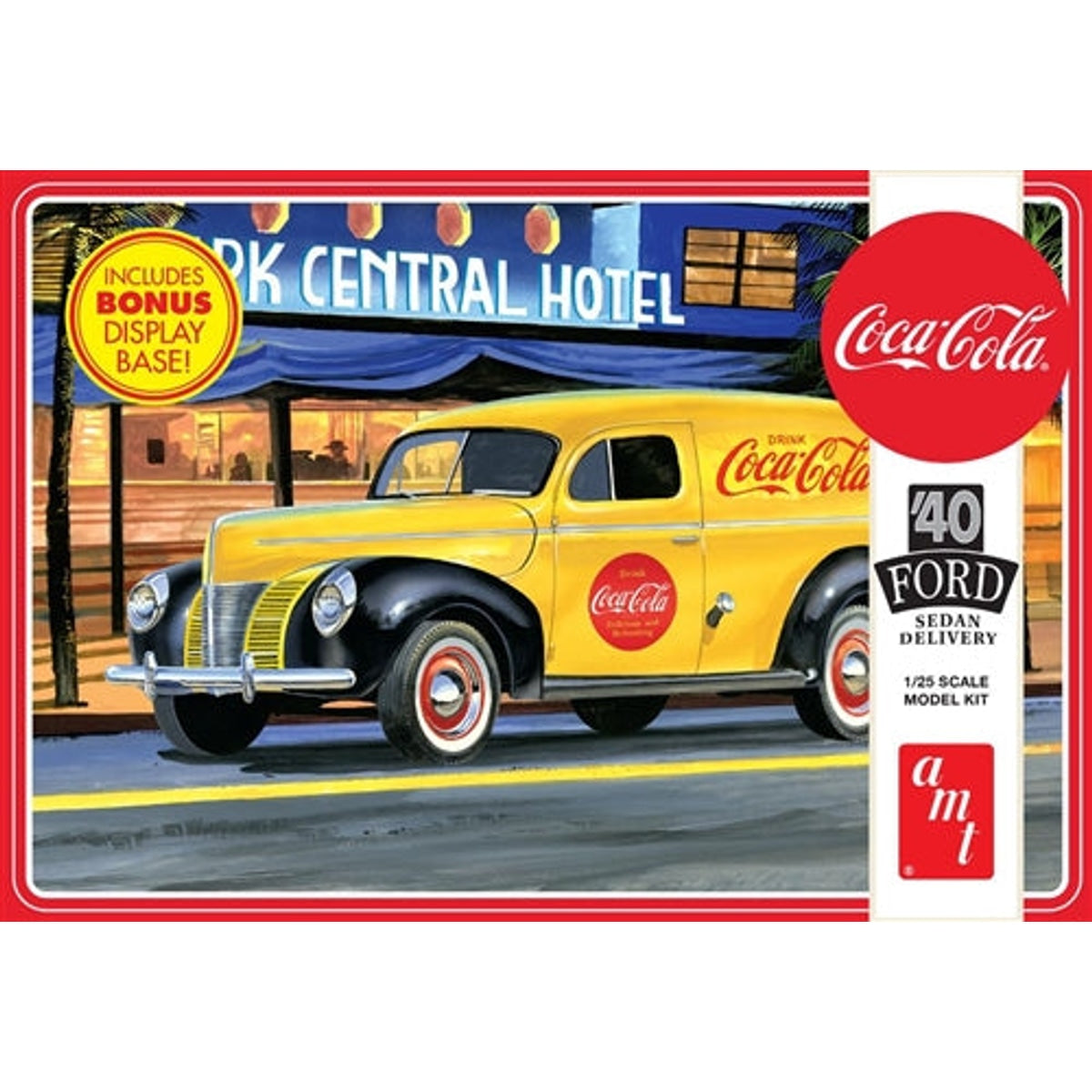 AMT 1940 Ford Sedan Delivery (Coca-Cola) 1/25 Plastic Model Kit (Level 3)