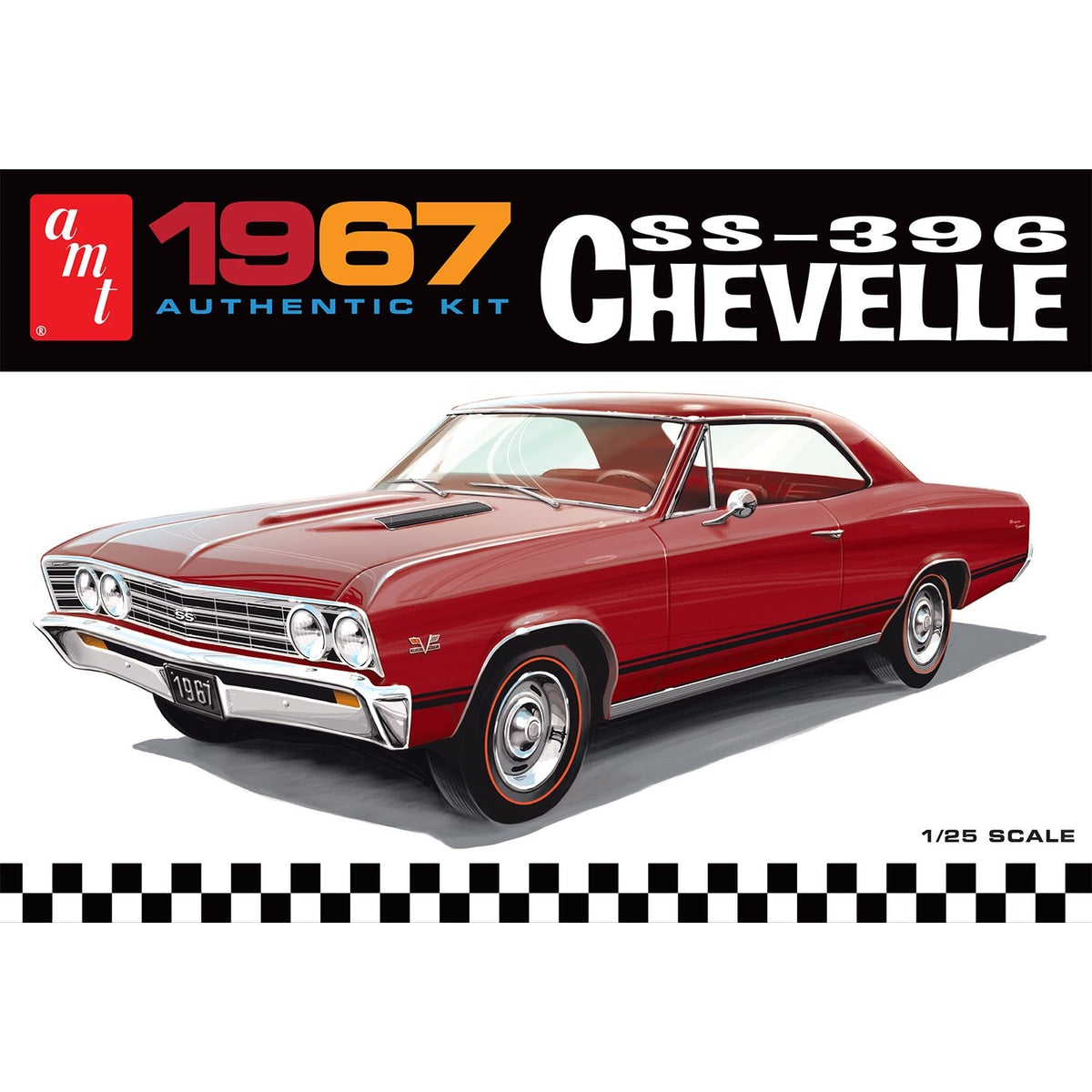 AMT 1967 Chevrolet Chevelle SS395 1:25 Plastic Model Kit